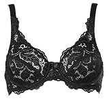 Sariana Damen Bügel BH Träger Spitze 70 B schwarz