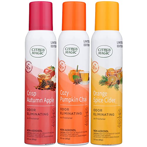 Citrus Magic Limited Edition Natural Odor Eliminating Air Freshener Spray, Assorted Fragrances, 3-Ounce, Pack Of 3 #TOP19
