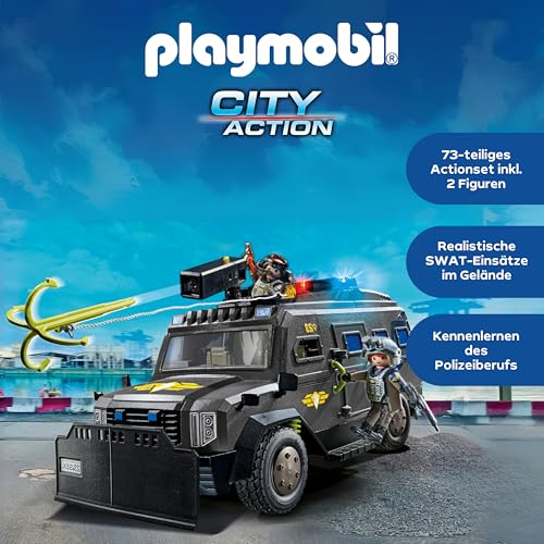 PLAYMOBIL | City Action |SWAT-Geländefahrzeug | mit Licht und Sound | Spielzeug für Kinder ab 5 Jahren | 71144 – Ansicht 3