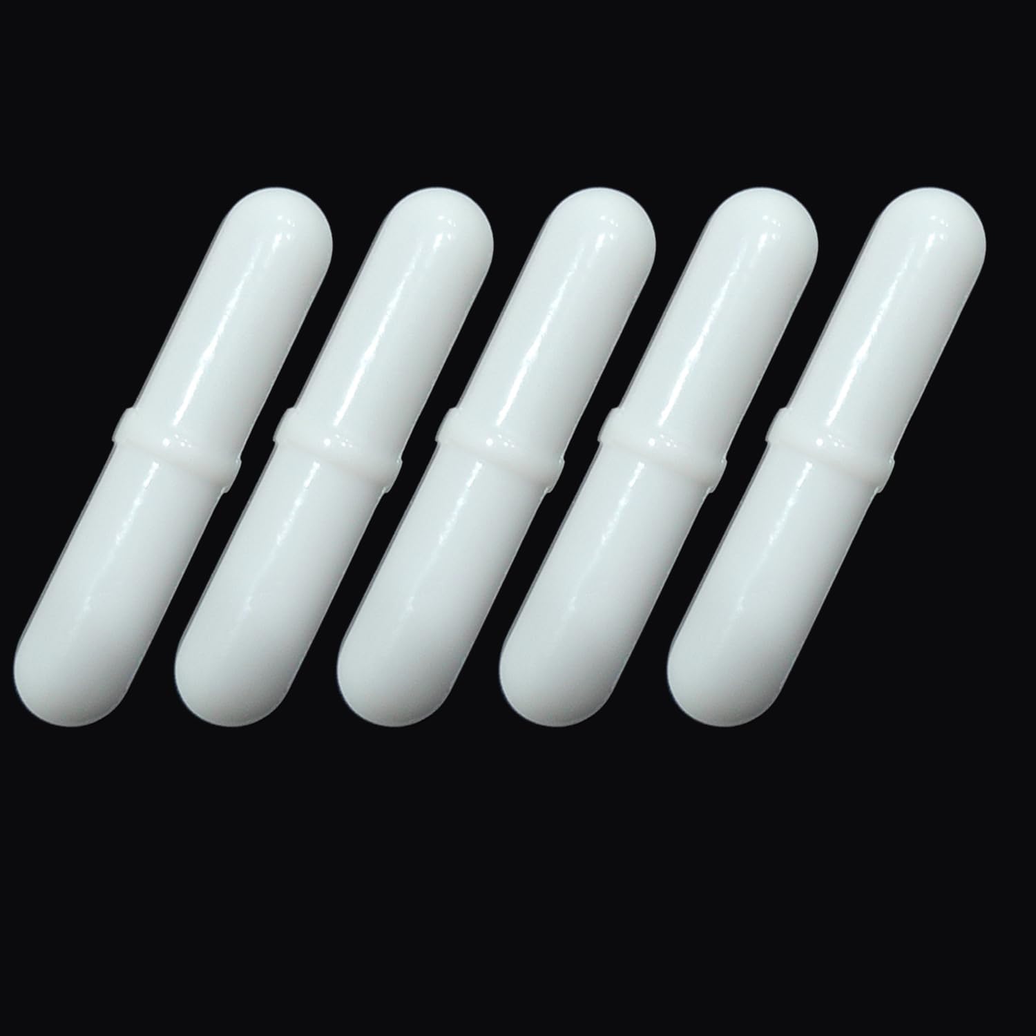 10Pcs PTFE Magnetic Stirrer Mixer Stir Bar, Magnetic Stir Bar 50mm/1.96 inch