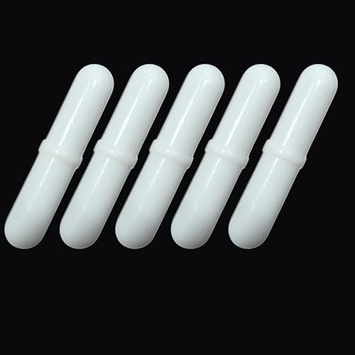 10 unids PTFE agitador magnético mezclador agitador bar, barra de agitación magnética 1.969 in1.96 pulgadas