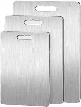Cutting Board, 304 Stainless Steel Chopping Boards Worktop Board Kitchen Vegetable Meat 1PC40x60cm