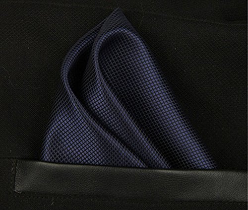 Simpowe Men's Formal Tuxedo Banded Pre-Tied Bow Tie Set (One Size, Navy) #TOP2