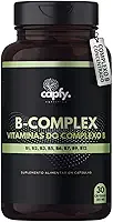 Complexo B Puro Concentrado Capfy. Nutrition Vitaminas B1, B2, B3, B5, B6, B7, B9, B12 com Biotina Premium 30 Cápsulas