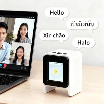 AI Desktop Robot Companion Interactive Assistant, Expression Display, Voice Interaction Functionality