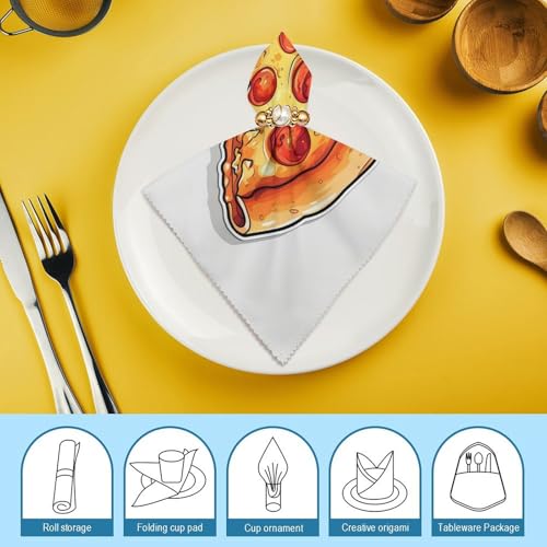 Servilletas de Tela Decorativas Cuadradas Pack 4 miniatura 7