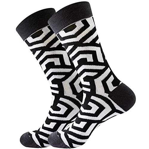 Geometric Men's Socks Triangle Tube Socks Stripe Trendy Socks Candy Women's Socks Circle Socks