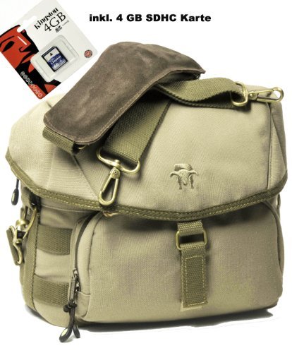 Camera Case Southbull Camp M with Rain Cover in Set with 4GB SD Card for Sony Alpha 5100 6300 6000 5000 A58 A68