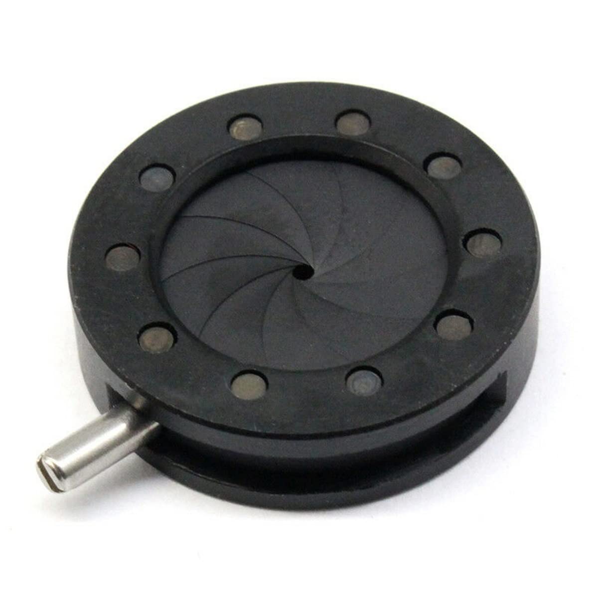Kit de Accesorios para microscopio Cámara de preparación de portaobjetos Diámetro de amplificación 1-12 mm Zoom Iris óptico 10 Hojas para cámara Digital Adaptador de MICR