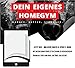 K-Sport: Trainingsset Sprossenwand + Dip Station, Klimmzugstange & Trainingsbank I Kraftstation mit Pull-Up Bar, Dip Stange & Hantelbank, inkl. E-Book