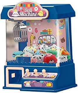 Candy Grabber Manual DIY Doll Claw Machine Toy Vending Machine Toy Doll Machine Claw Machine for Game Birthday Festival Gift Indoor , Blue