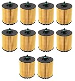 Genuine Set of 10 Engine Oil Filters 12605566 for Saab 9-3 9-3x 9-5