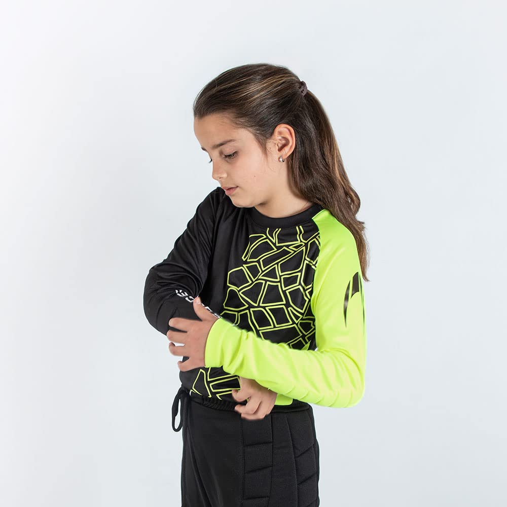 HO Soccer Kid Keeper Set Fraktur Lime Maglietta Unisex-Bambini e Ragazzi