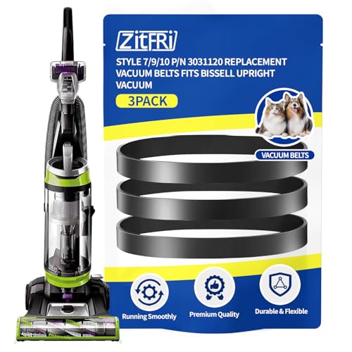 Courroies de rechange pour aspirateur Bissell Powerforce Helix 3031120 pack de 3