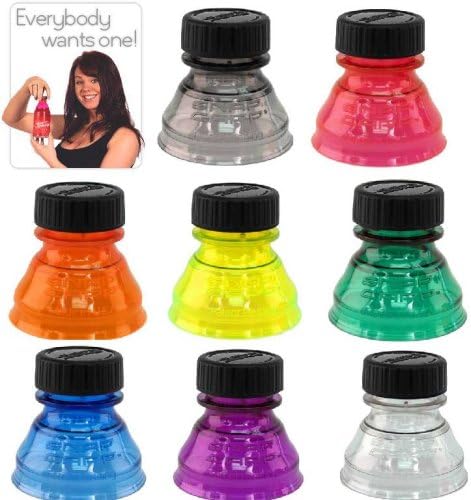 Three (3) Blue - Snap Capps - Reclosable Can Tops (Turns Almost Any Can into a Bottle!) Save Money Buy Cans Over Bottles! Snap CAPP - NO More Flat Drinks