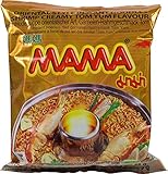 mamaya ramen menu 5 paquetes Mamá de fideos instantáneos camarón cremoso (Tom Yum) Sabor 60G x 5 paquetes