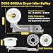 UPGRADED For Sam-Sung Dryer Repair Kit includes DC97-16782A Dryer Roller, DC93-00634A Idler Pulley, 6602-001655 Belt Replacement for Samsung Dryer dv42h5000ew/a3 By WFRWFR 7,8,9 Fit Model