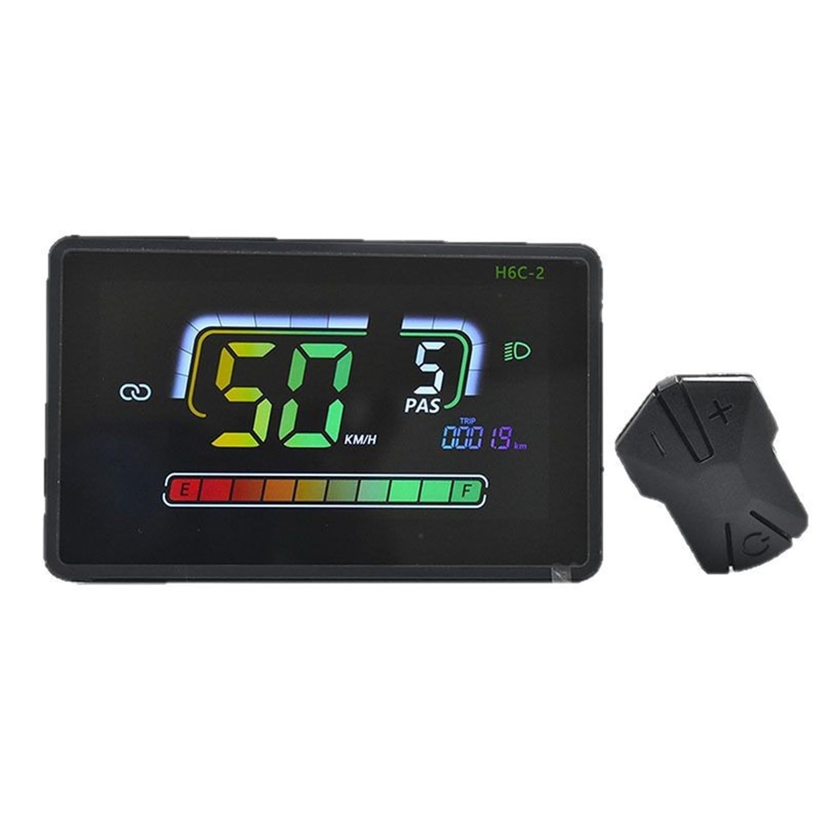 Wyświetlacz Roweru Elektrycznego, H6C-2 LCD Komputer Rowerowy Do Ebike, Wyświetlacz, Licznik Przebiegu