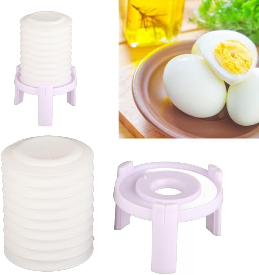 Egg Shell Stractor, Remove Peeler Boiled Egg Extractor Shell Peeler Portable Kitchen Tools Egg Shell Remover (White)