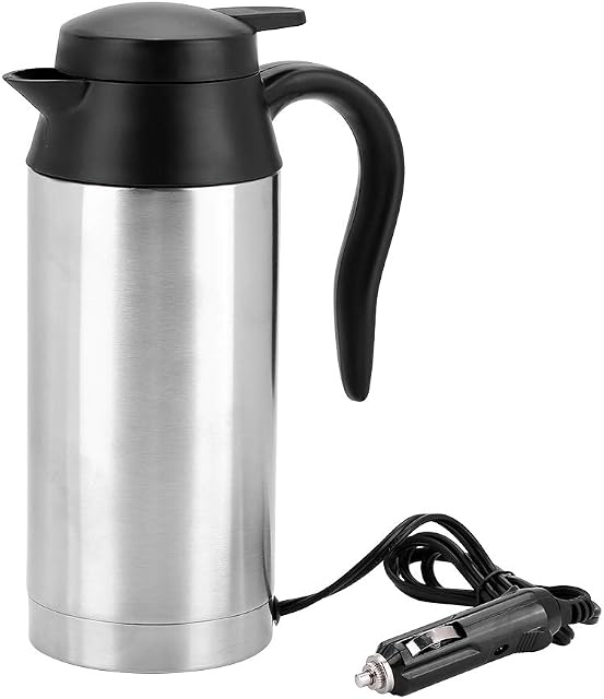 1 x 24V Car Kettle - Portable 750ml Travel Car Truck Kettle Water Heater Bottle for Tea Coffee Drinking Cold Winter Christmas
