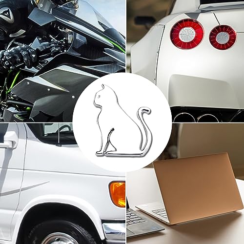 carro gato,Decalques para janelas Adesivos para portas gatos | Adesivos para laptop para mulheres, e