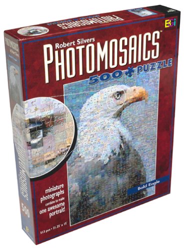 Robert Silvers Photomosaics 500 Piece Puzzle: Bald Eagle by Buffalo Games, Inc.