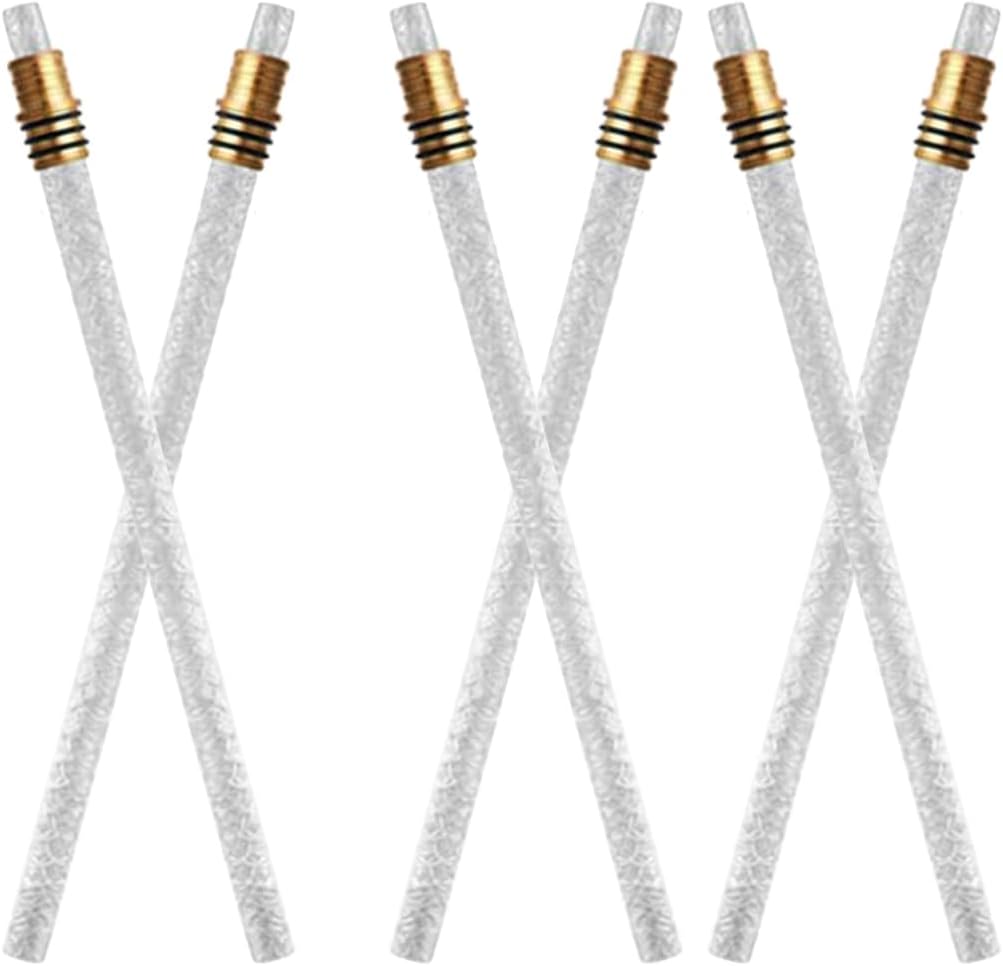 6pcs Kerosene Wick Wine Bottle Lamp Wick Oil Lantern Wick Replacement Fiberglass Tiki Wick Torch