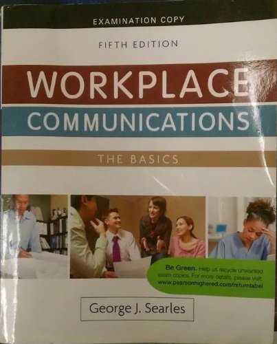 Workplace Communications The Basics