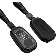 RYE for Toyota Key Fob Cover, TPU+Zinc Alloy Key Fob Case for 2025 Camry, 2021-2025 Venza, Grand Highlander Hilux, Fortuner, 2022-2025 Tundra Tacoma Remote Key Brown, Come with Key Hook