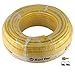 Kuriyama Kuri Tec A1661 Yellow Poly 600 PSI Turf / Tree Spray Hose 300-Foot x 3/8-Inch with Hose Barb and 2 Hose Clamps (Bundle, 4 Items)