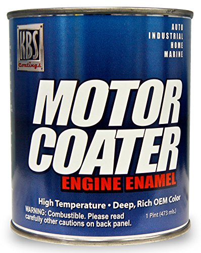 KBS Coatings 60301 Chevy Orange Motor Coater Engine Paint - 1 Pint - //coolthings.us