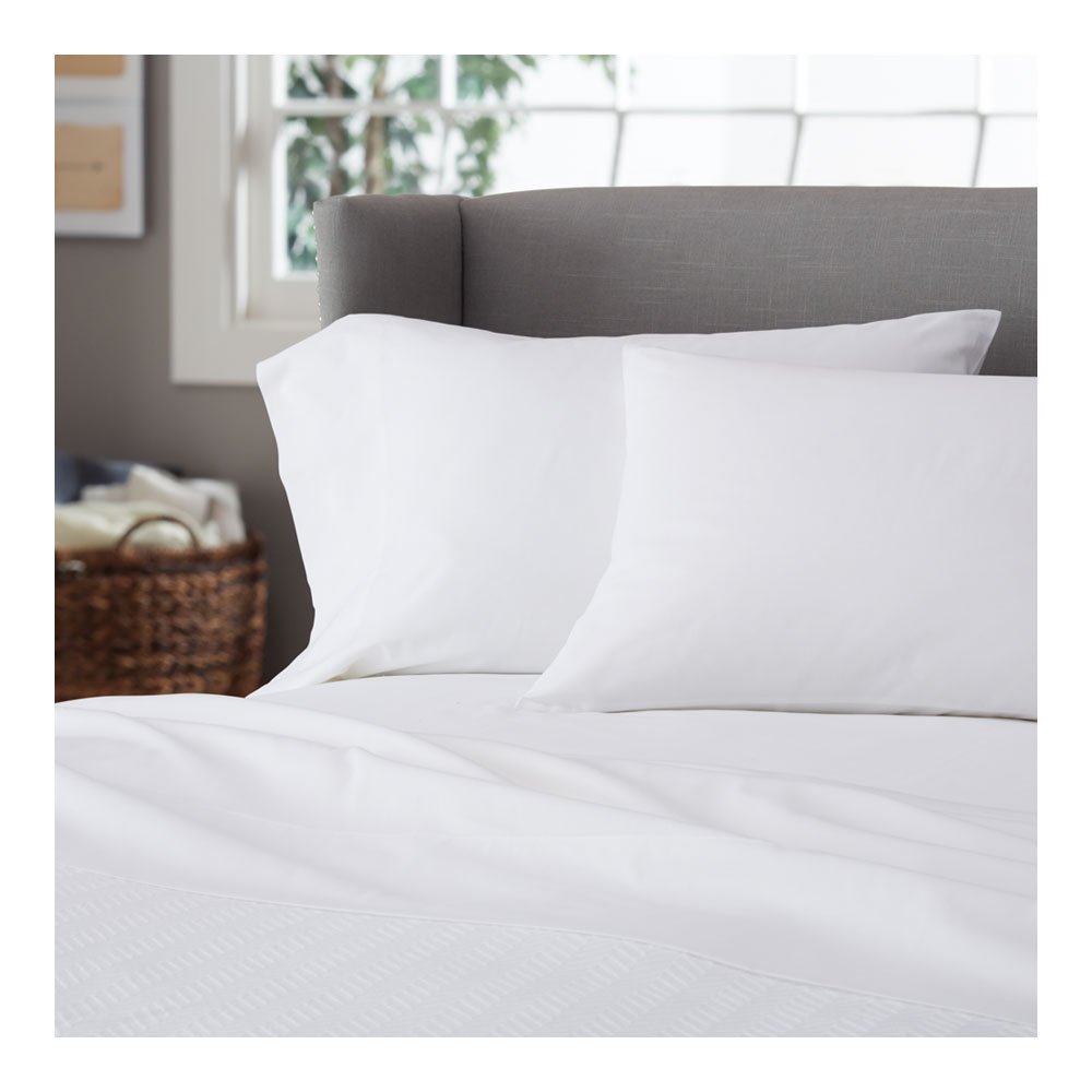 White Solid Duvet Set in 900 Thread Count 100% Egyptian Cotton-King Size