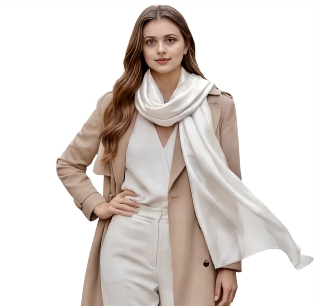 Riviera Cashmere - Traforata Sjaal 100% Kasjmier Gebrokenwit| Hoedenzaak Jos van Dijck