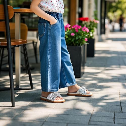 Image of THEE BRON Girls Cute Slip-On Slippers Stylish Sandals for Toddlers & Kids