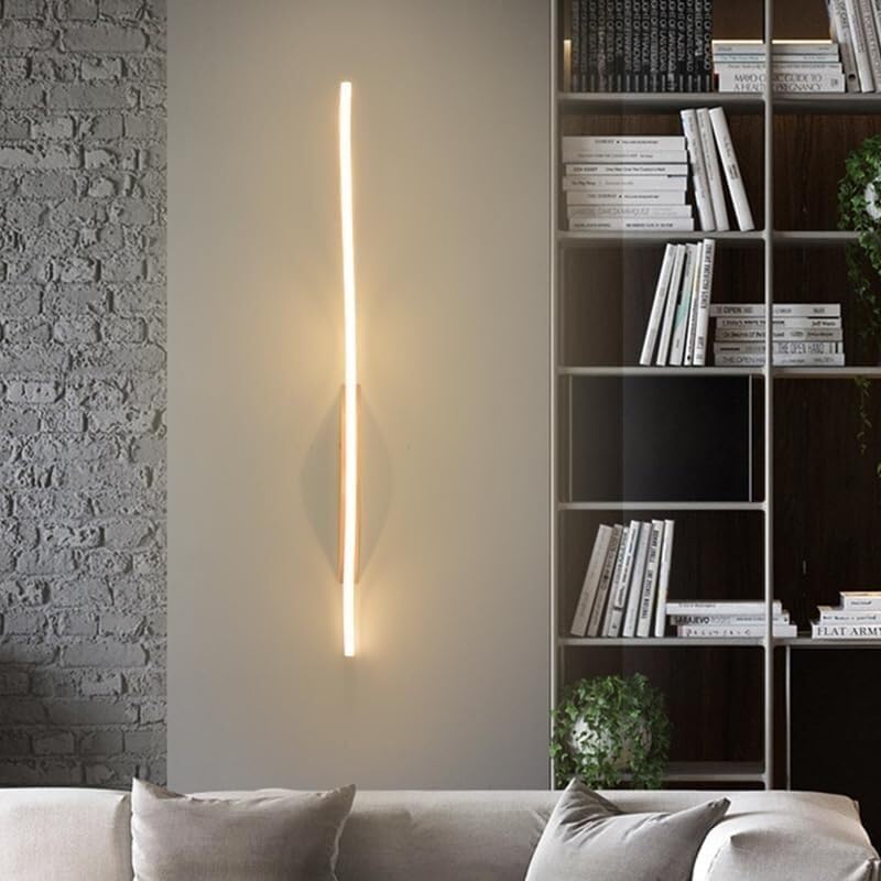 Applique murale moderne en forme de vague à éclairage LED intégré