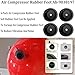BiLLNE Rubber Feet Ab-9038197 Replacement For Bos-titch,CRAFTS-MAN,DE-WALT,Pan-cake,PO-RTER-CABLE Air Compressor Rubber Foot Competible With Compressor Model Cap2040P Cap2060P Cap60P 4 Pack