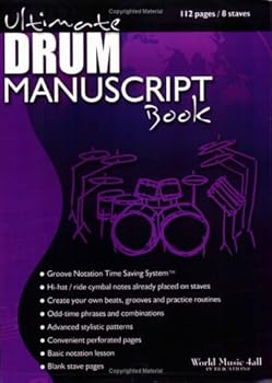 Paperback Ultimate Drum Manuscript Book