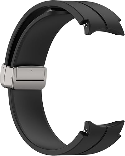 Miniatura 1 de Disscool Pulseras de repuesto compatibles con Samsung Galaxy Watch 6Watch 5Galaxy Watch 4, correa ajustable de silicona suave de 0.787 pulgadas con