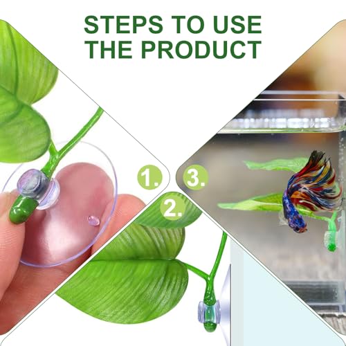 Image of Betta Hammock,Betta Tank Accessories,Fish Toy,Simulating The Natural Habitat for Betta Spawning Grounds,Rest Area for Fish Aquarium Ornaments
