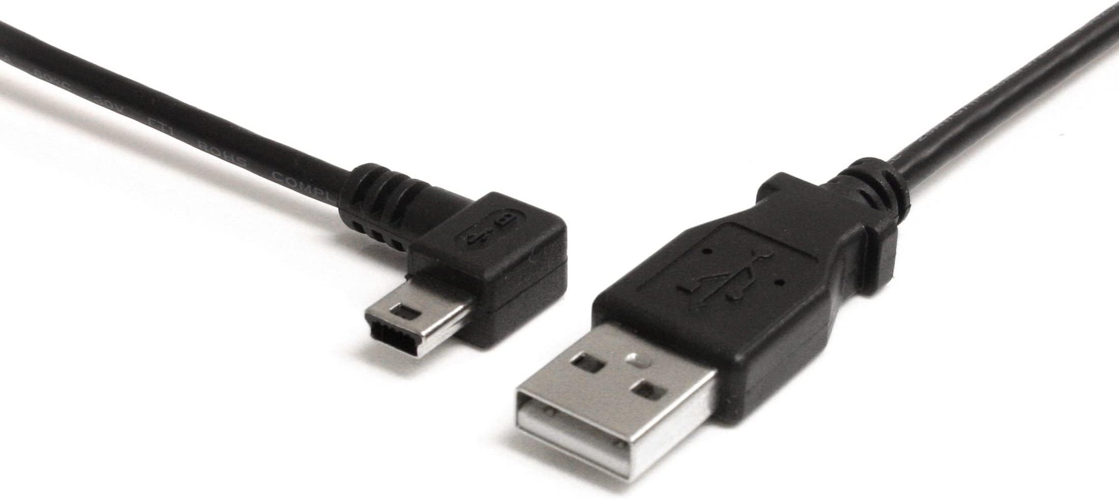 – 6 FT MINI USB CABLE - A TO LEFT