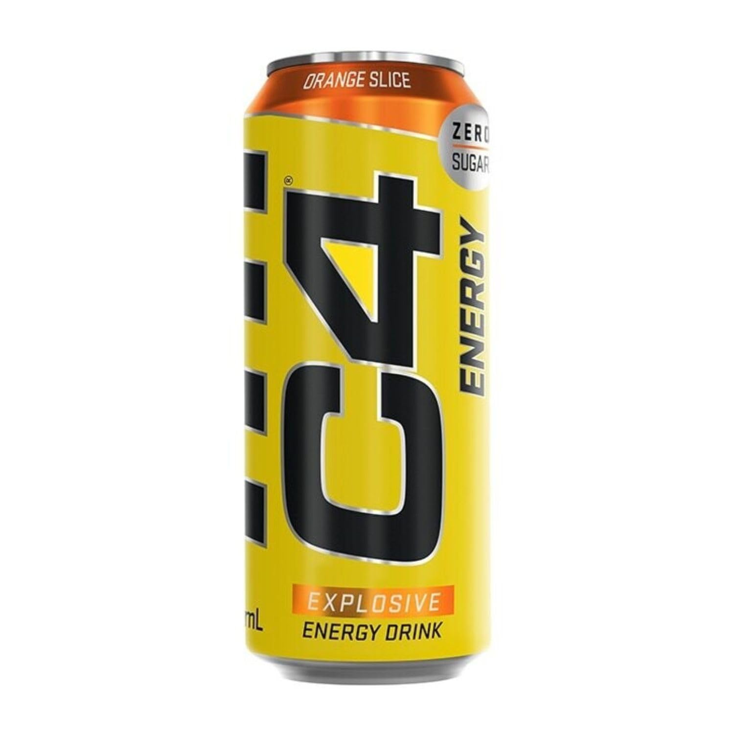 C4 Orange Slice Zero Sugar Energy Drink - 500ml (Imported United Kingdom)