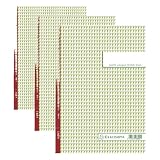 EXACOMPTA Manifold quadrillé 5x5 29,7x21cm 50 feuillets tripli autocopiants (Lot de 3)