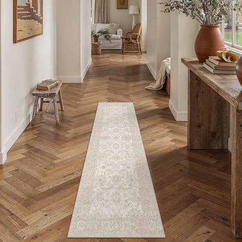 HUGEAR 2x6 Beige Neutral Runner Rug