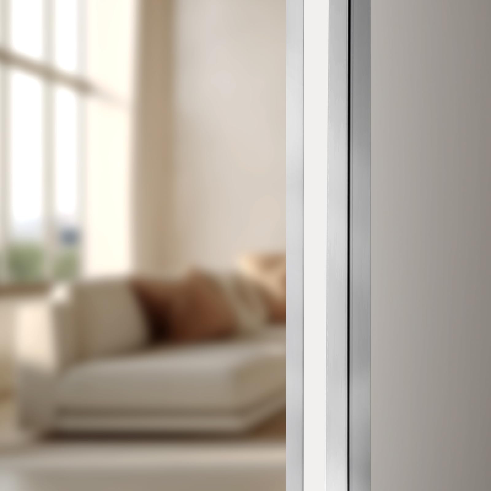 VEVOR Protector de Esquinas de Pared de Aleación de Aluminio, 50 x 50 x 1217 mm, Borde en Ángulo 90 Grados en Forma L, para el Hogar, la Oficina y el Comercio, con Cinta Adhesiva de 3 m, 12 uds