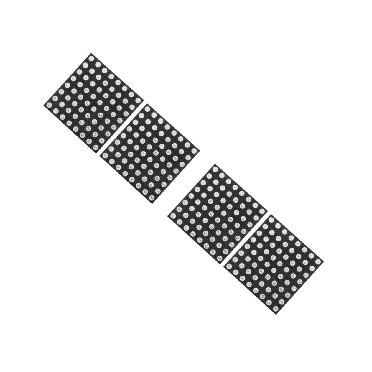 HOMSFOU 4pezzi Modulo Led Rgb Colori Completi Compatibile Microcontrollori Facile Controllo Design Anodo Per Progetti Creativi e Decorazioni