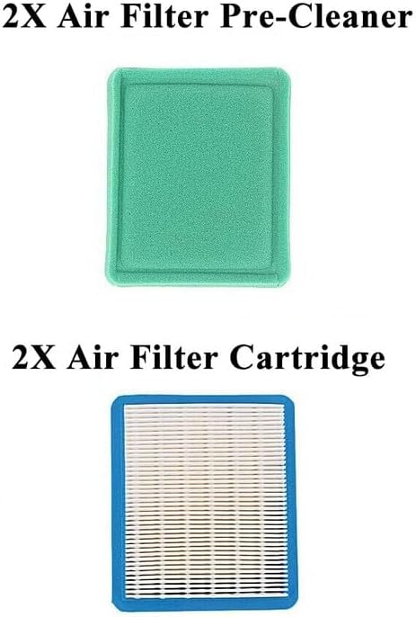 #US Spare Parts 2X Air Fliter for Yard-Machines Log Splitter 24AF550C000 with 6hp I/C Engine (foxwpart#1225.00250)