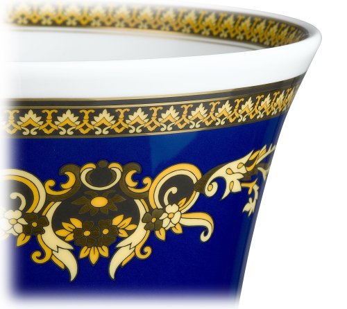 Versace by Rosenthal Medusa Blue 7-Inch Vase: Buy Online at Best
