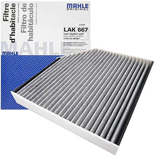 MAHLE マーレ エアコンフィルター 脱臭 花粉 アウディ A6 A7 A8 S6 S7 S8 RS6 RS7 (1.8 2.0 3.0 4.0 L4.0 TFSI 2.8 4.2 L4.2 FSI クワトロ スポーツバック ハイブリッド A6オールロードクワトロ LW12 S8プラス アバント) C5020 活性炭 消臭 PM2.5除去 純正フィルターメーカー製