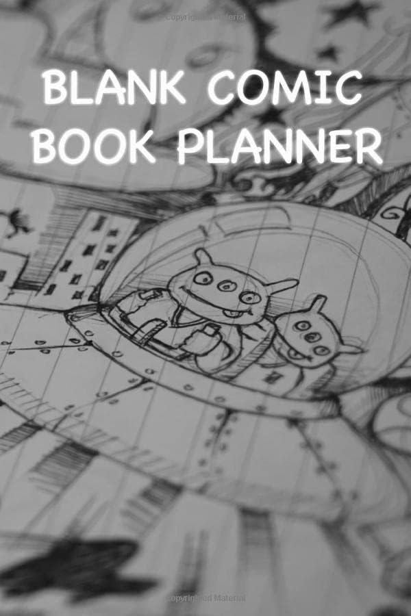 Blank Comic Book Planner: 6 x 9 Inches | Draw Your Own Cool Comics with ...