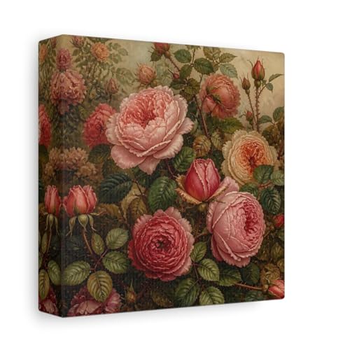 Tableau fleurs vintage pour décorer un petit espace mural